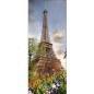 Stickers porte déco Paris Tour Eiffel