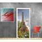 Stickers porte déco Paris Tour Eiffel