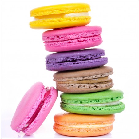 Stickers lave vaisselle Macarons 