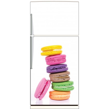 Sticker frigo Macarons - ou sticker magnet frigo