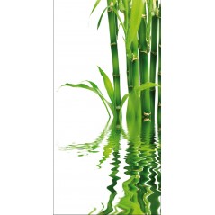 Sticker Lave Linge Bambous 40x80 cm