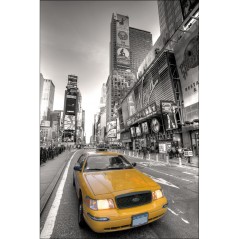 Sticker frigo New York Taxi - ou sticker magnet frigo