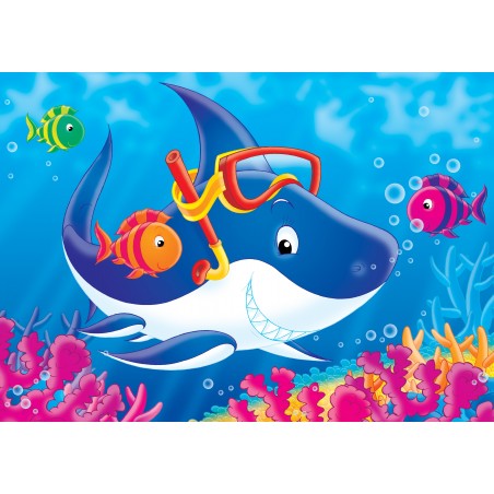 Affiche poster requin lunette 1945460