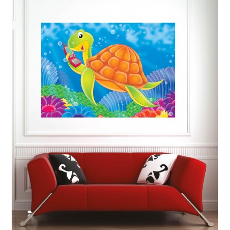 Affiche poster tortue