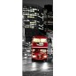 Stickers porte Londres bus design