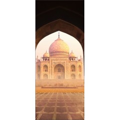 Stickers porte déco Taj Mahal