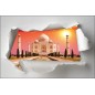 Sticker Trompe l'oeil Taj Mahal