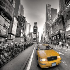 Papier peint géant déco taxi New York 250x250cm