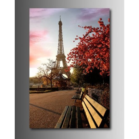 Tableaux toile déco Tour Eiffel 51220213(17) - Livré en kit prêt à monter