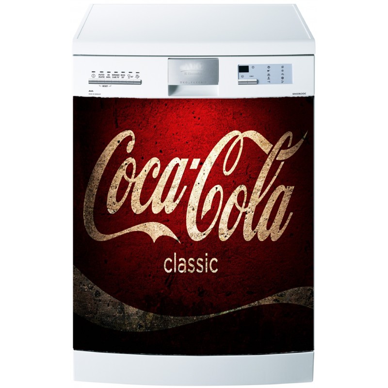 Stickers lave vaisselle Coca Cola