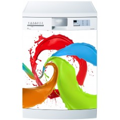 Sticker pour Lave Vaisselle Panaches couleurs