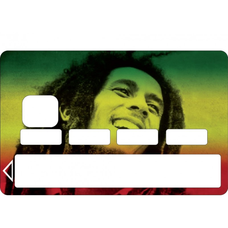 Stickers Carte bleue - Carte bancaire - CB Bob Marley