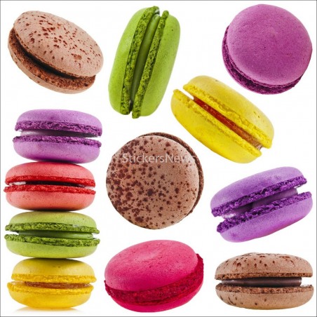 Stickers Lave Vaisselle Macarons