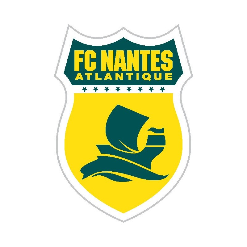 Stickers foot Autocollant Football Fc Nantes