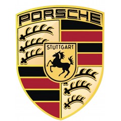 Stickers  autocollant Logos Emblème Porsche