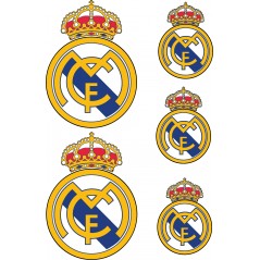 Stickers autocollants Foot Real de Madrid