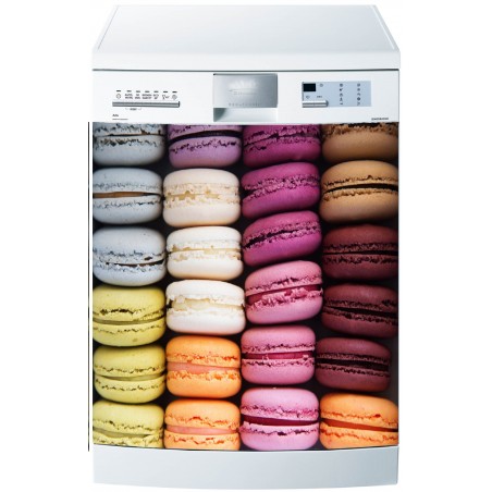 Stickers lave vaisselle  Macarons