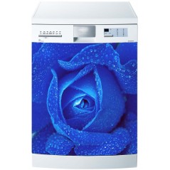 Stickers lave vaisselle Rose Bleu