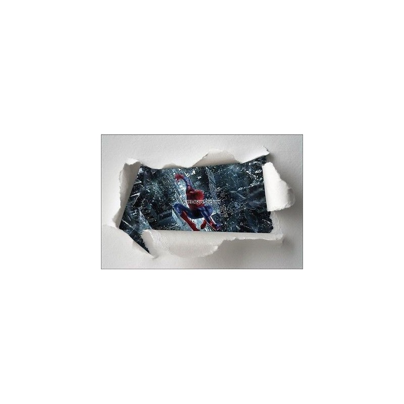 Stickers enfant papier déchiré Spiderman réf 7643