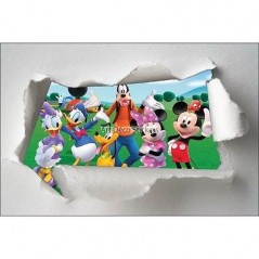 Stickers enfant papier déchiré Mickey réf 7637