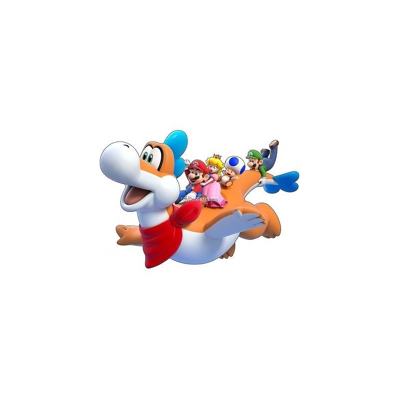 stickers autocollant Mario et ses amis réf 15031 