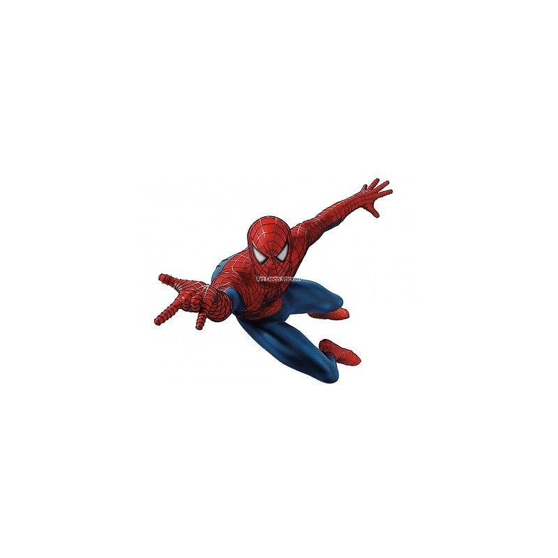 Sticker enfant Spiderman 58x50cm réf 9532