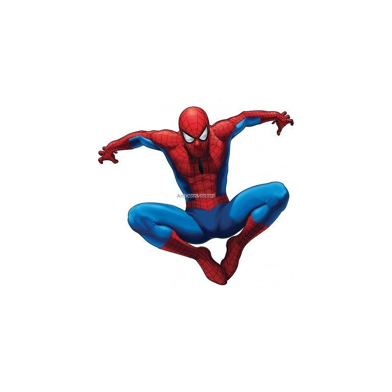 Sticker enfant Spiderman 67x61cm réf 9531
