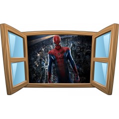 Sticker enfant fenêtre Spiderman réf 1011 