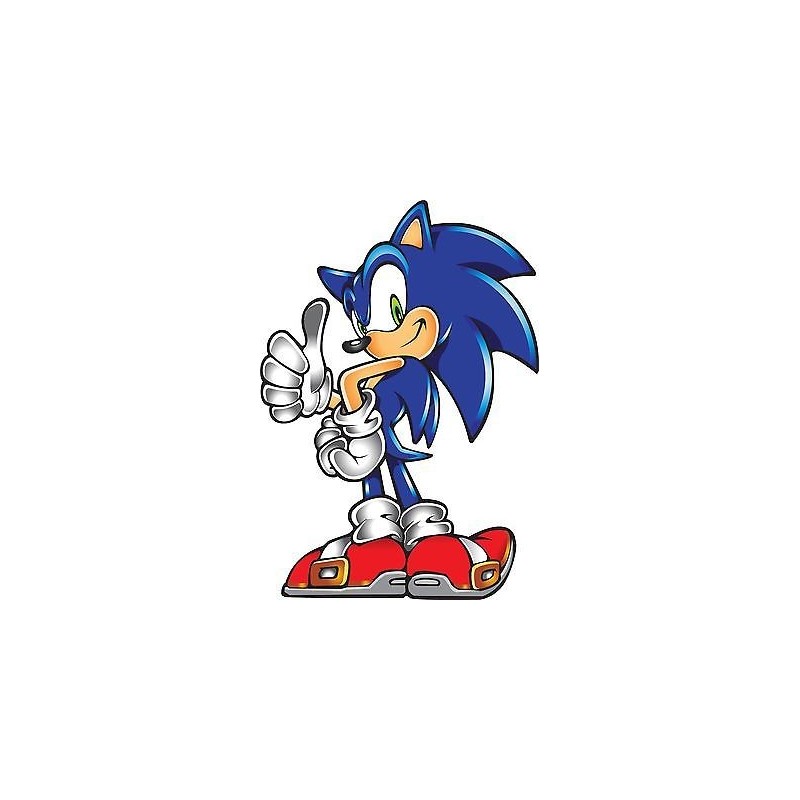 Sticker Iron Sonic réf 3751 (30 dimensions)