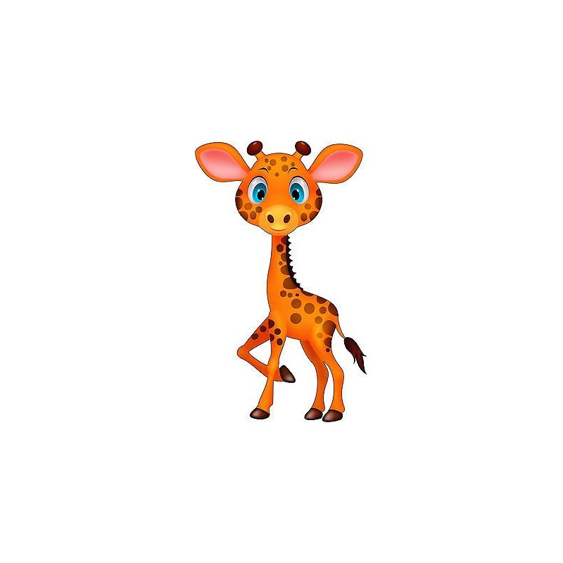 Stickers autocollant muraux enfant Girafe réf 3726 (30 dimensions)