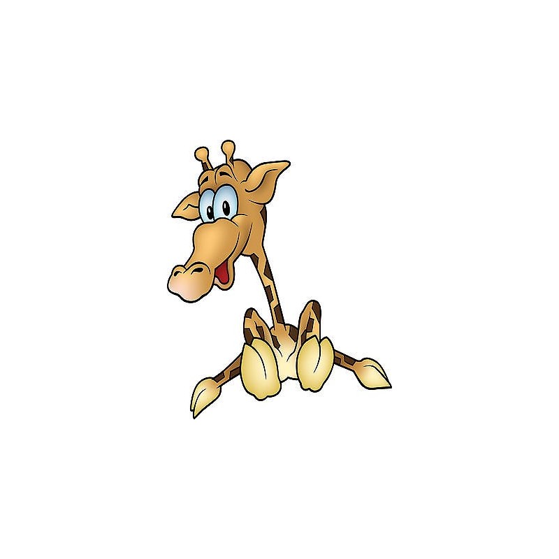 Sticker autocollant enfant Girafe réf 3656