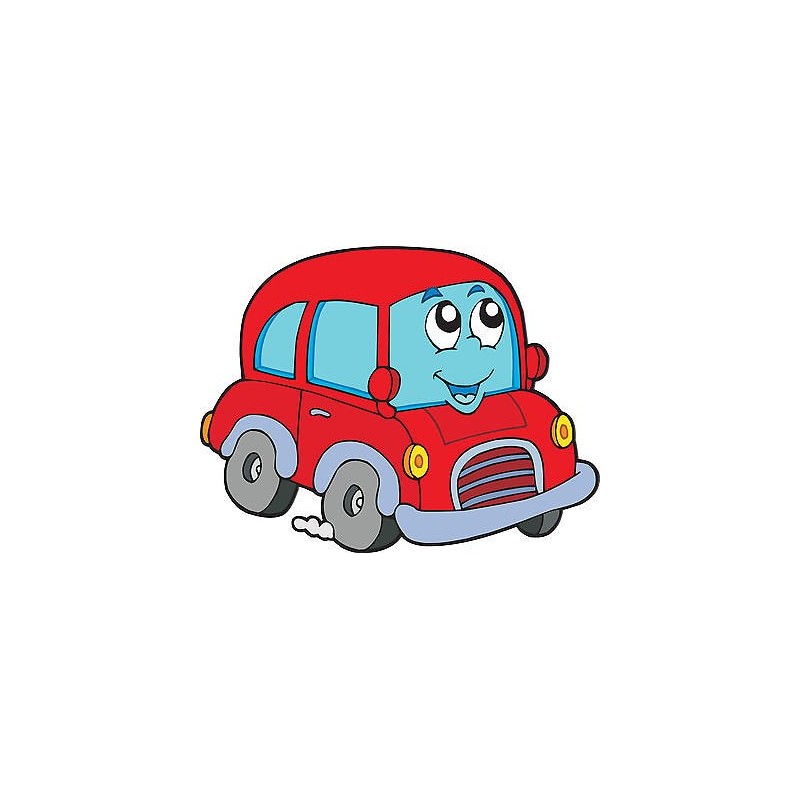 Sticker enfant Auto voiture réf 3516 (Dimensions de 10 cm à 130cm de largeur)
