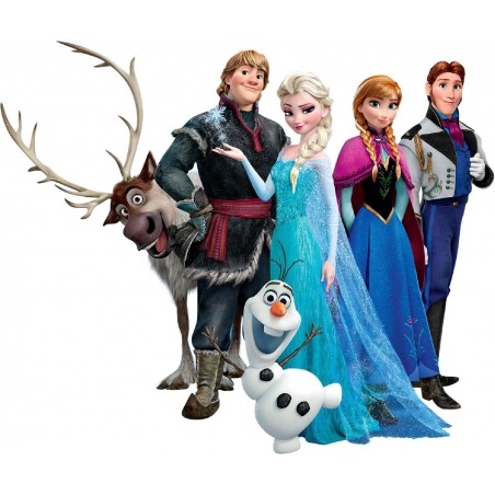 sticker Autocollant enfant Frozen Elsa la reine des neiges