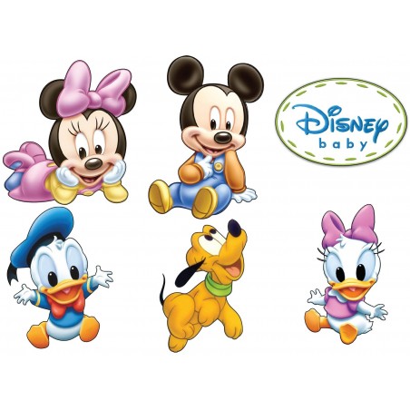Stickers autocollant Mickey Minnie Pluto Donald Daisy 