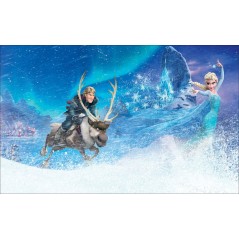 Papier peint enfant géant Frozen La reine des neiges