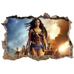 Stickers 3D Wonder Woman  réf 23828
