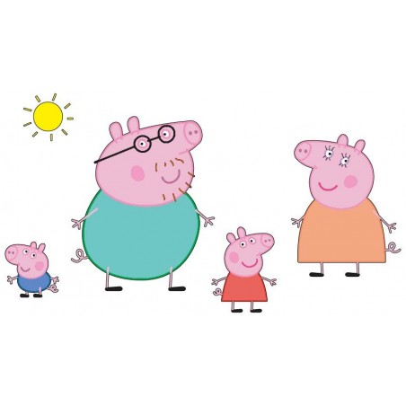 Stickers Pepa Pig et sa Famille ref 4643