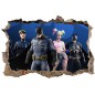 Stickers Fortnite Batman 3D trompe l'oeil 