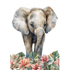 Affiche poster Bébé Enfant - Eléphant