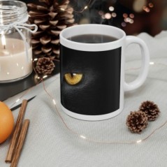 Mug Yeux de chat - Idée cadeau - Tasse en céramique