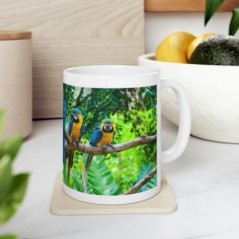 Mug Perroquets - Idée cadeau - Tasse en céramique