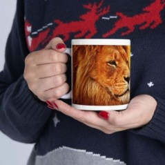 Mug Lion - Idée cadeau - Tasse originale en céramique
