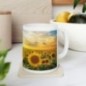 Mug Tournesols - Idée cadeau - Tasse originale en céramique