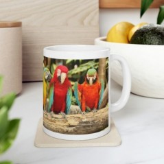 Mug Perroquets - Idée cadeau - Tasse originale en céramique