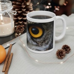 Mug Yeux de hiboux - Idée cadeau - Tasse originale en céramique