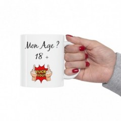 Mug 19 ans - Idée cadeau anniversaire homme ou femme - Tasse original humour rigolo fun