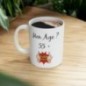 Mug 56 ans - Idée cadeau anniversaire homme ou femme - Tasse original humour rigolo fun