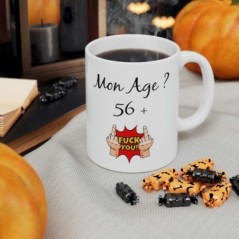 Mug 57 ans - Idée cadeau anniversaire homme ou femme - Tasse original humour rigolo fun