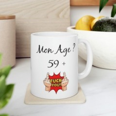 Mug 60 ans - Idée cadeau anniversaire homme ou femme - Tasse original humour rigolo fun