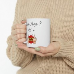 Mug 62 ans - Idée cadeau anniversaire homme ou femme - Tasse original humour rigolo fun